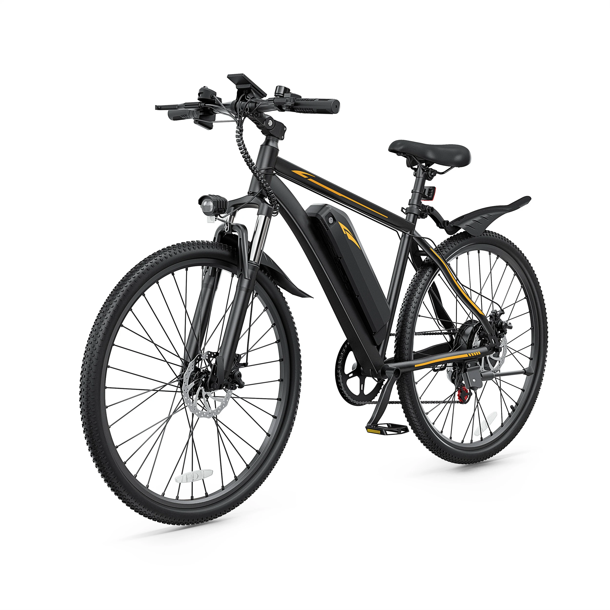 【1 Year Warranty】DYU M26 Electric Bicycle 1000W Peak Motor 36V 10AH Removable Battery Electric Bike 26 Inch city E-bike UL2849