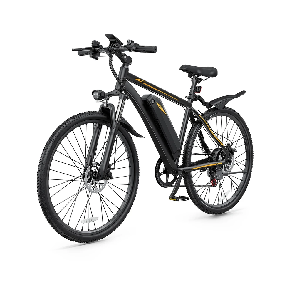 DYU M26 Electric Bicycle 1000W Peak Motor 60WH Removable Battery Electric Bike 26 Inch Mountain E-bike UL2849 image 2