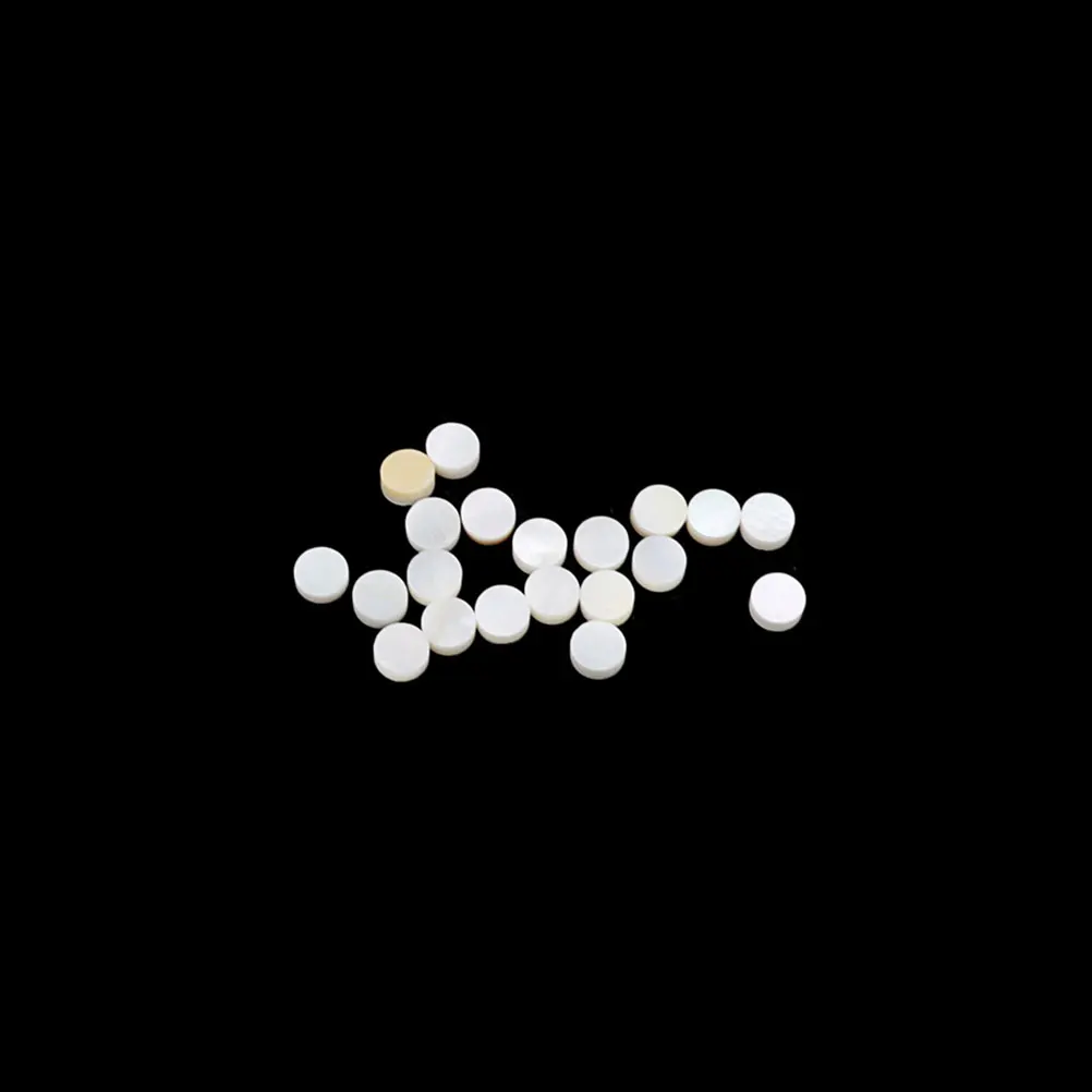 

20 Pcs Guitar Tone Markers Finger Board Fingerboard Dots Shell for Instrument Stickers