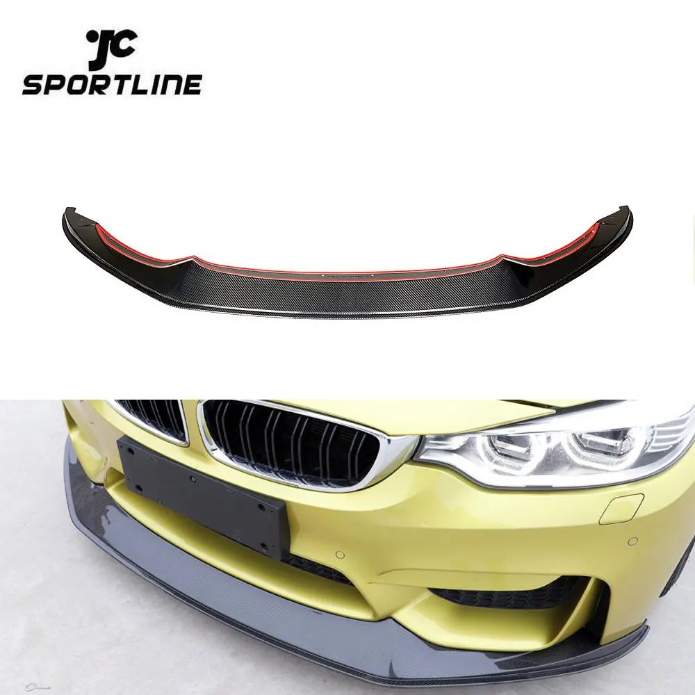 

M3 M4 Carbon Fiber Auto Car Front Bumper Lip For BMW F80 M3 F82 M4 2014-2018