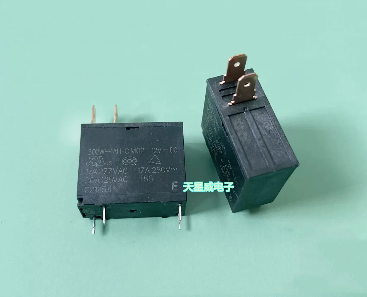 Original New 100% 302WP-1AH-C 12VDC 4pin 17A 277VAC 20A 125VAC relay