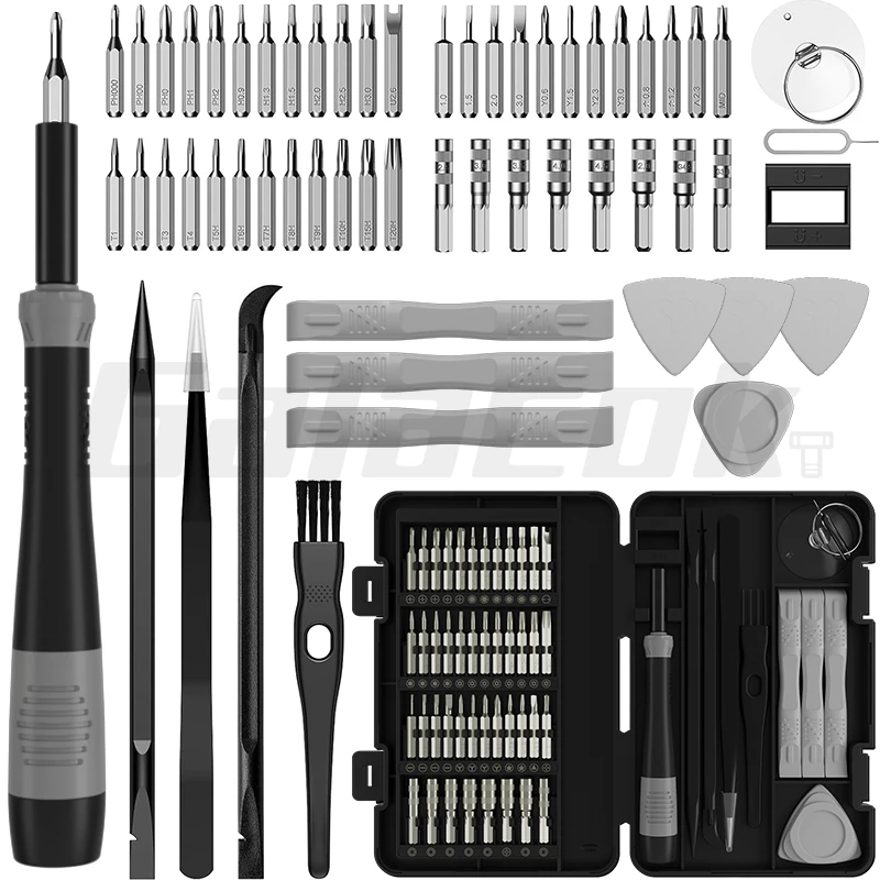 58 in 1 Precision Screwdriver Set with Torx T5 T6 T8 Mini Repair Tool Kit for Computer PS4 PS5 Eyeglasses Watch PC Phone Repair