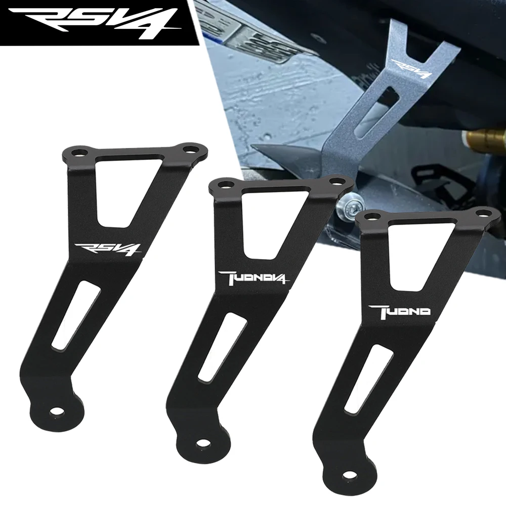 

For Aprilia TUONO V4 RSV4 2021 2022 2023 2024 2025 Exhaust Hanger Bracket Rear Footpeg Blanking Holder Motorcycle Accessories