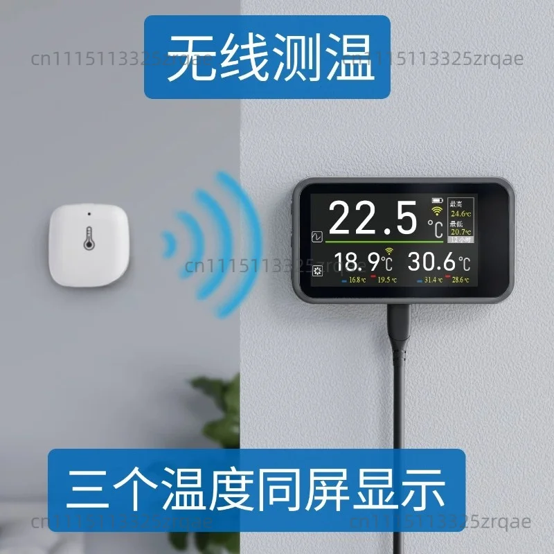 Wireless Car Thermometer Electronic Luminous Display Digital Temperature Gauge for Vehicle