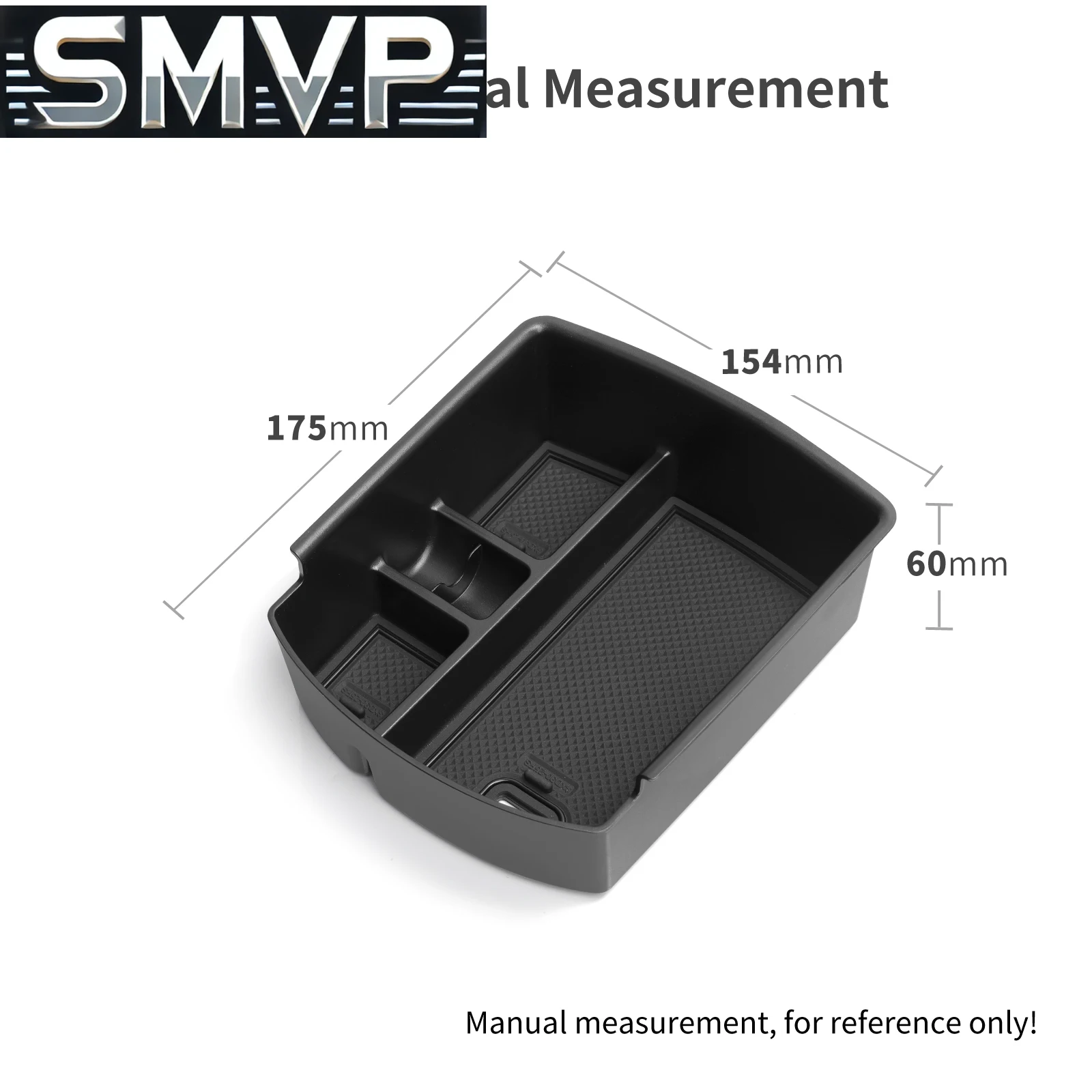 Fit สําหรับ Hyundai I30 I30 N ขวาหางเสือ 2018-2025 ที่เก็บกล่องถาดรถจัดอุปกรณ์เสริมการจัดเตรียมสีดํา