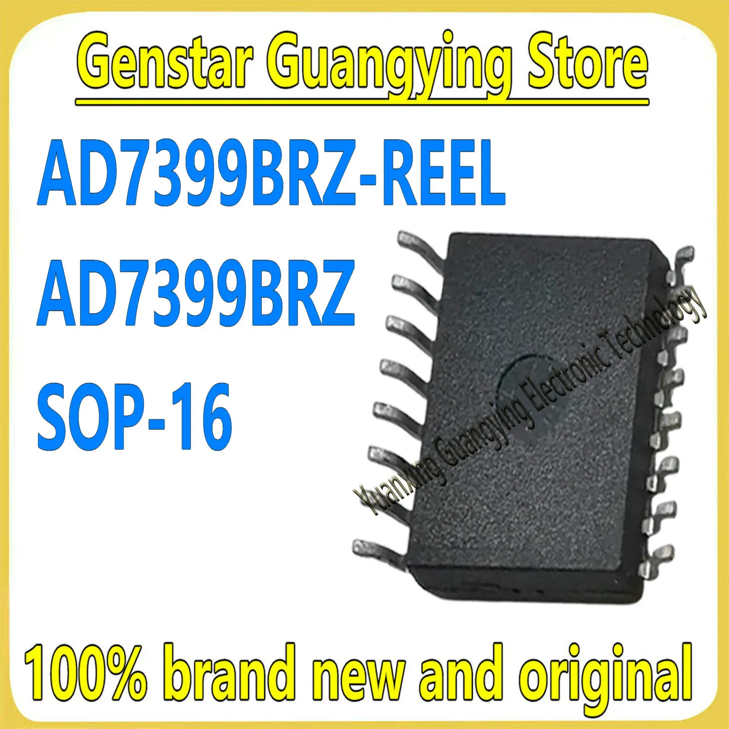 (1 piece) AD7399BRZ-REEL AD7399BRZ SOP-16 Digital-to-Analog Converter (DAC) Chipset, 100% New