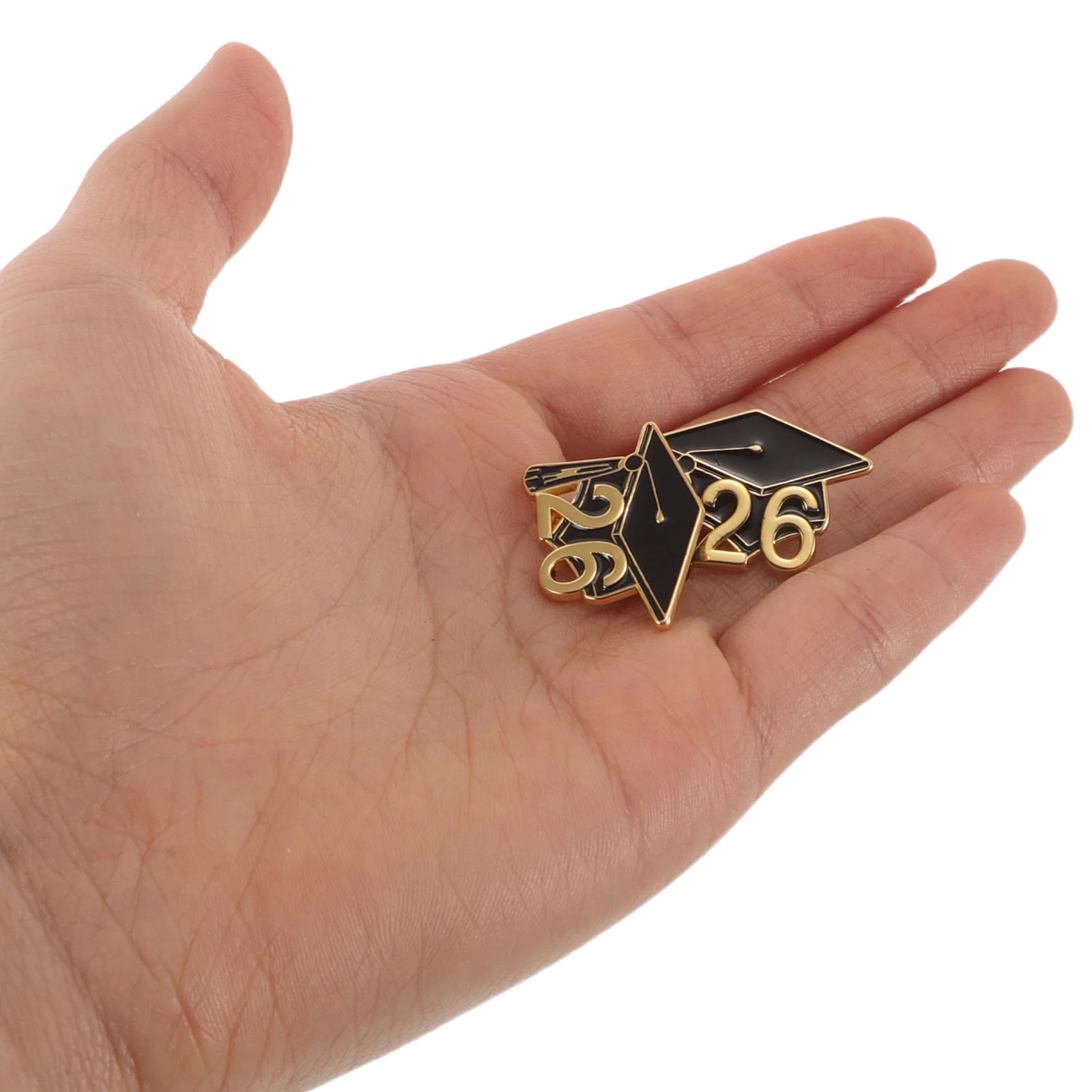 

10Pcs Graduation Cap Pin: 2026 Bachelor's Cap Brooch for Students Teachers - Lapel Badge Jewelry - Graduation Party Favors Decor