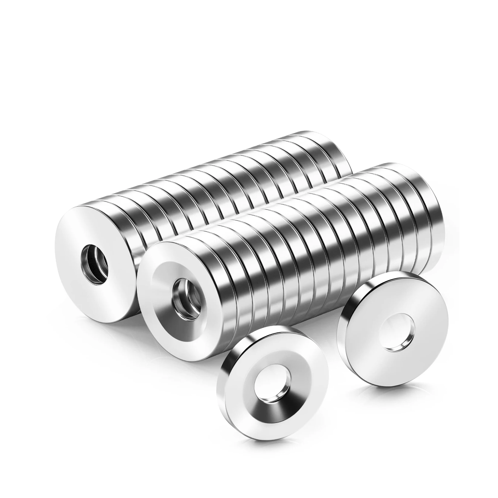 20x3-5 Neodymium Magnet 20mm x 3mm Hole 5mm NdFeB Round Super Powerful Strong Permanent Magnetic imanes Disc For Home Office DIY