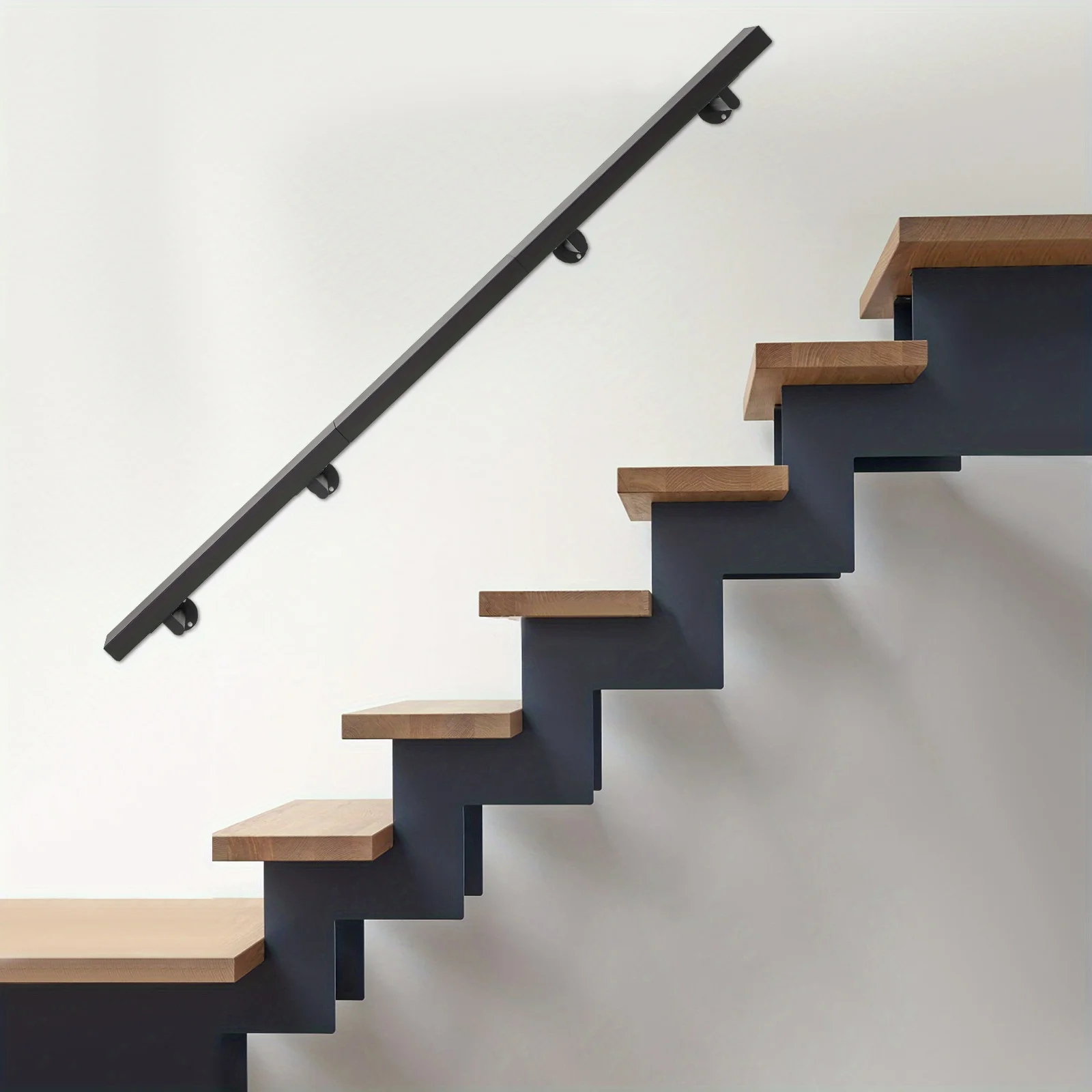 ระบบราวจับสแตนเลสขนาด 6 ฟุต |   ราวบันไดสําหรับงานหนักความจุ 200 ปอนด์สําหรับในร่ม/กลางแจ้ง