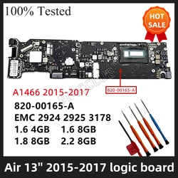 820-00165-A Logic board for MacBook Air 13'' A1466 2015 2016 2017 1.6 1.8 2.2 4gb 8gb Motherboard Mainboard