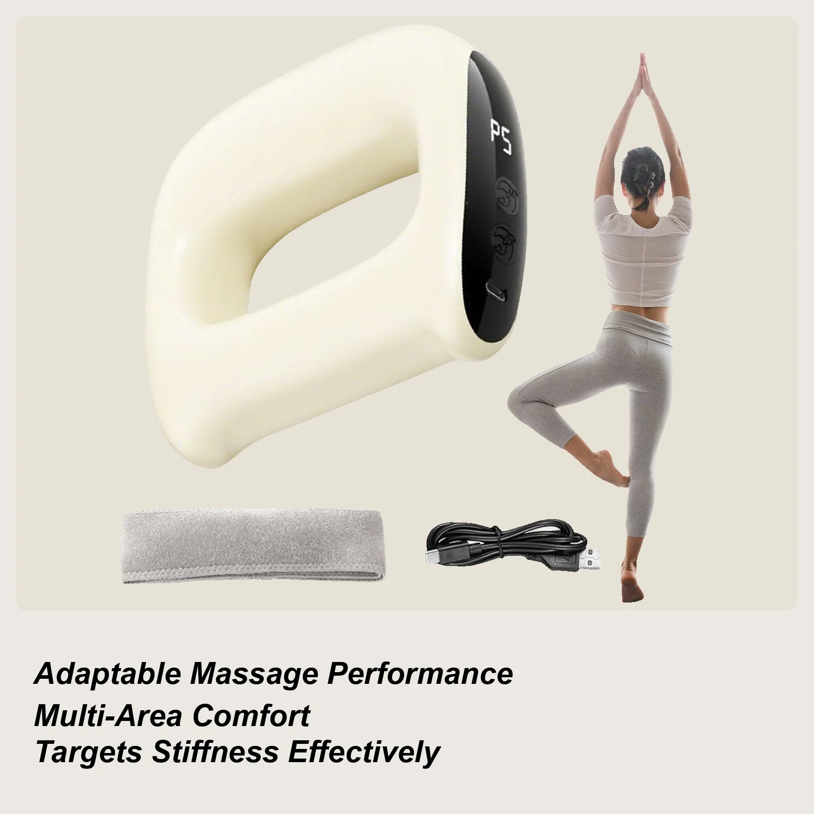 

Full Body Fascia Ring Multifunctional Full-Body Fascia Massager Rechargeable Electric Massage Tool Muscle Recovery Relaxation