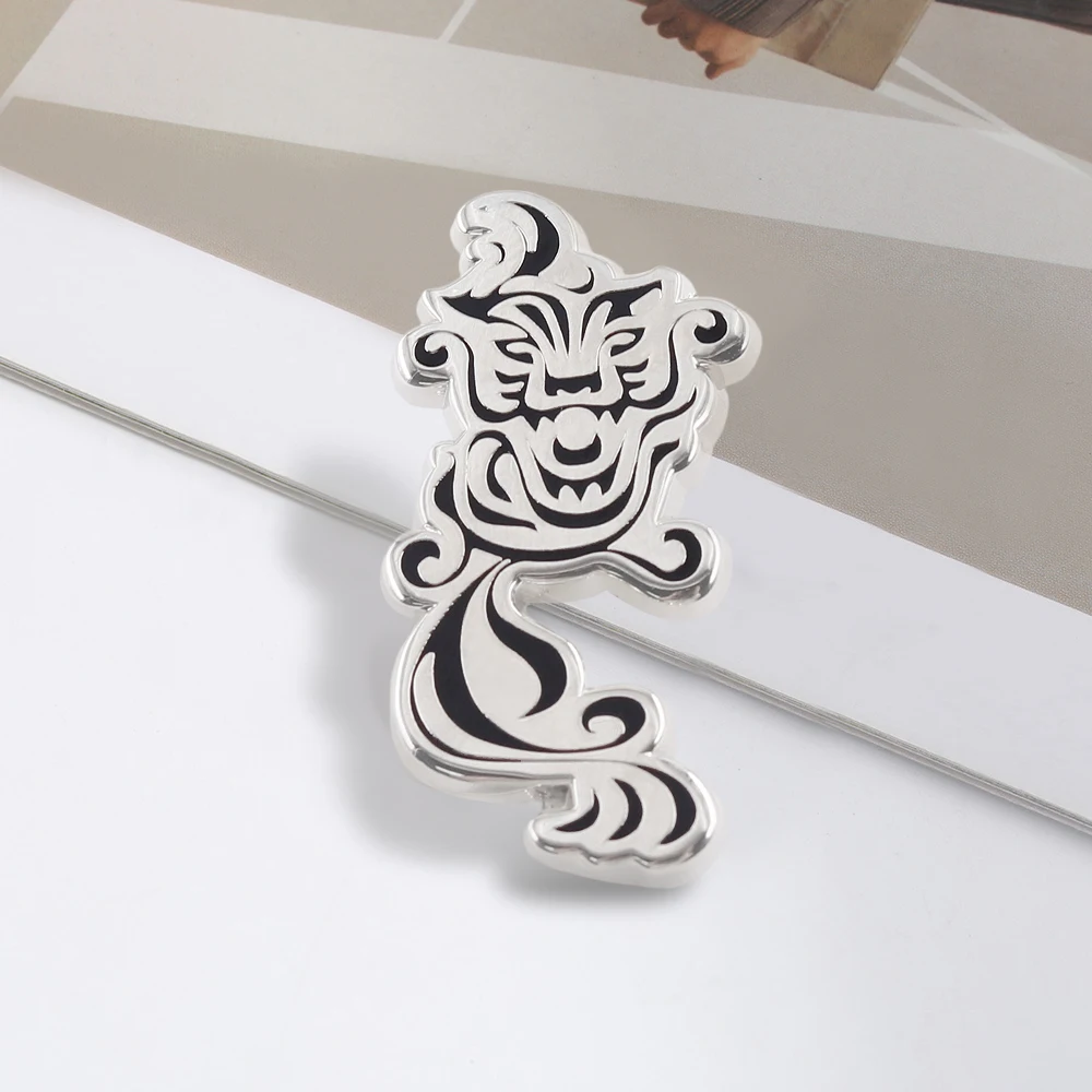 Tokyo Revengers Charakter-Logo-Tattoo-Brosche, Anime-inspirierte visuelle Symbole, Metallabzeichen, Accessoires für Anime-Fans, Anstecknadel. – Detail 4