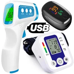 Medical Automatic Pressure Tonometer Tensiometer Heart Rate Pulse Meter BP Monitor Healthy Digital Arm Blood Pressure Meter Cuff