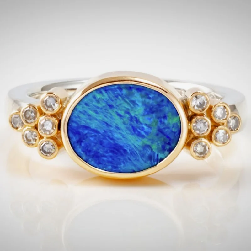 Modischer, eleganter Damenring mit synthetischem Zirkon, Vintage- und luxuriöser Ring für Bankette, Partys, Alltagskleidung, Accessoire