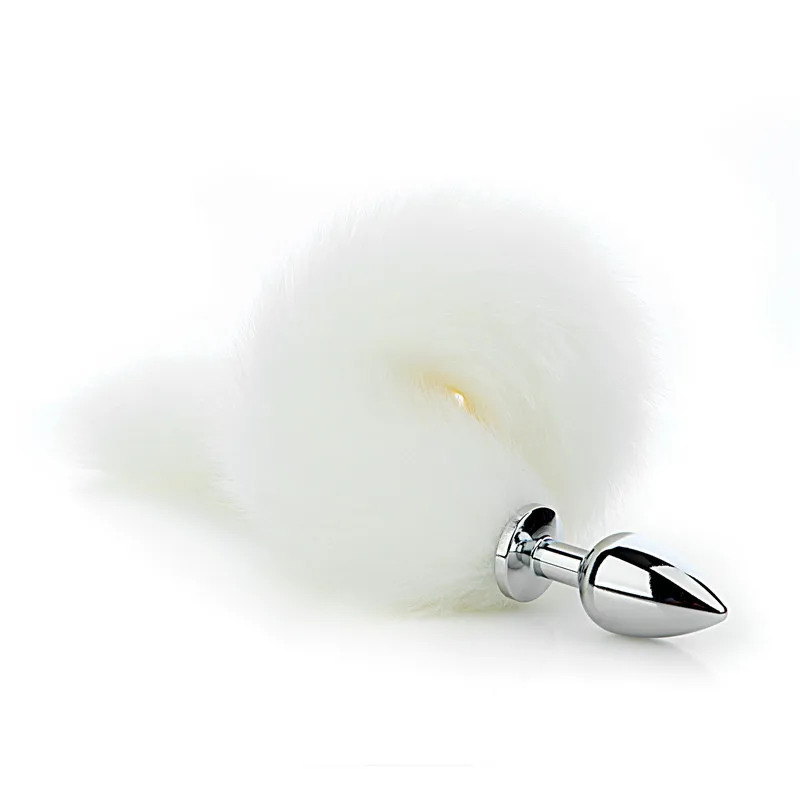 40cm Separable Fox Tail with Cat Claws Anal Plug Cosplay Anus Expansion Sex Toys for Women Couples Erotic Butt Flirt Metal Plug