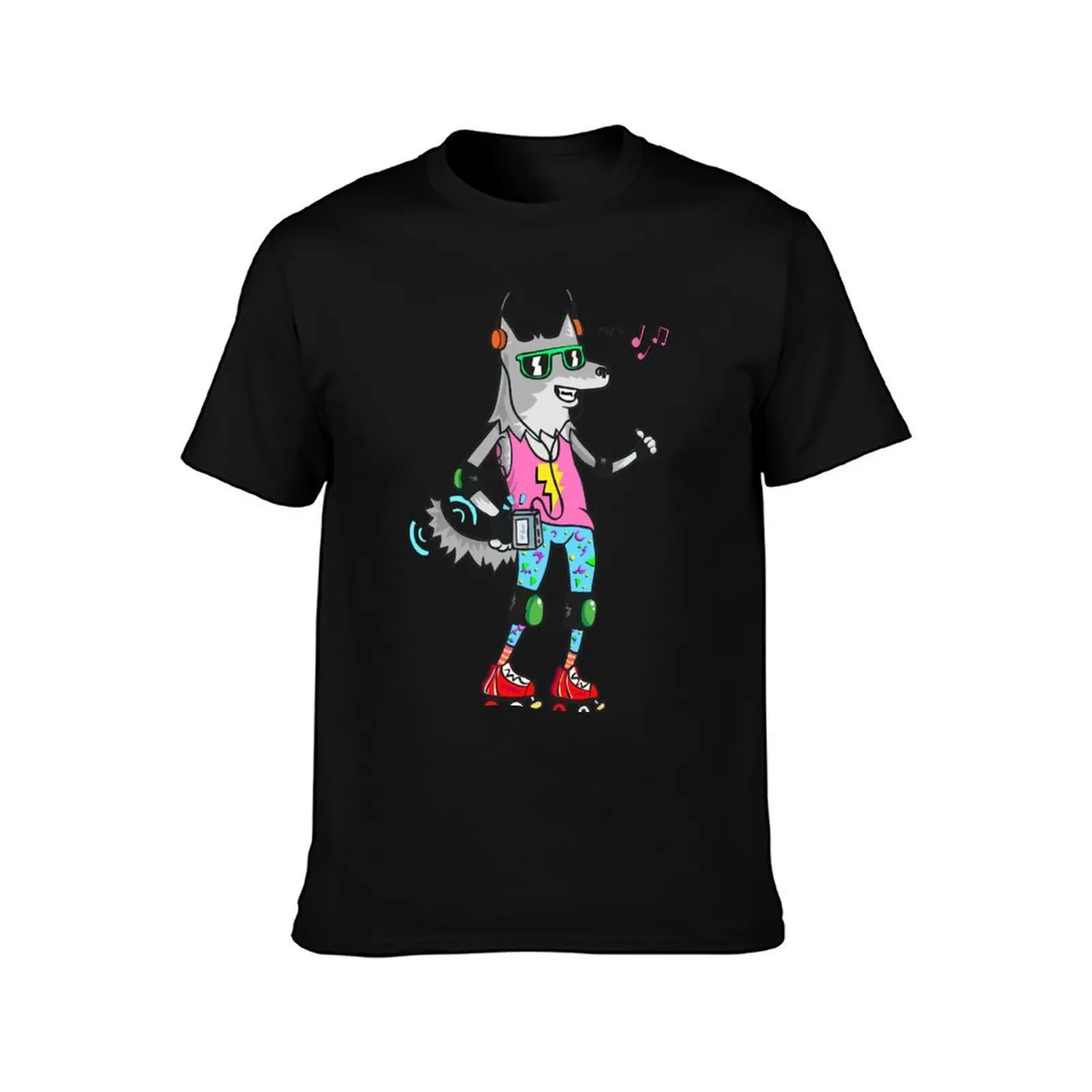 MAXIMUM COOL WOLF: JUST WOLF T-Shirt man t shirt cotton high quality T-Shirt
