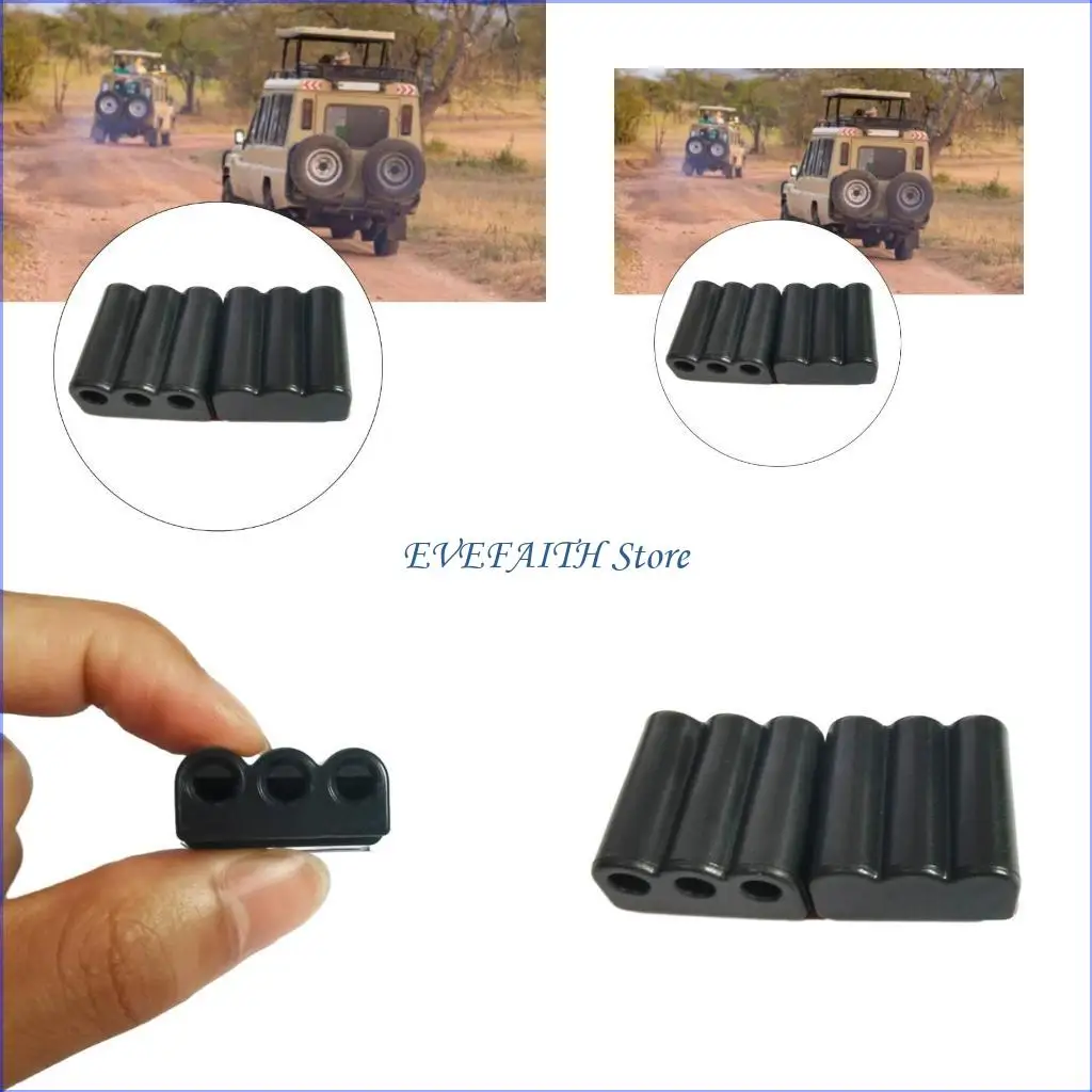124B Deer Whistles Three Horn Deer for Car Physical Ultrasonic Animal Deer Repellers Safety Alerts Device