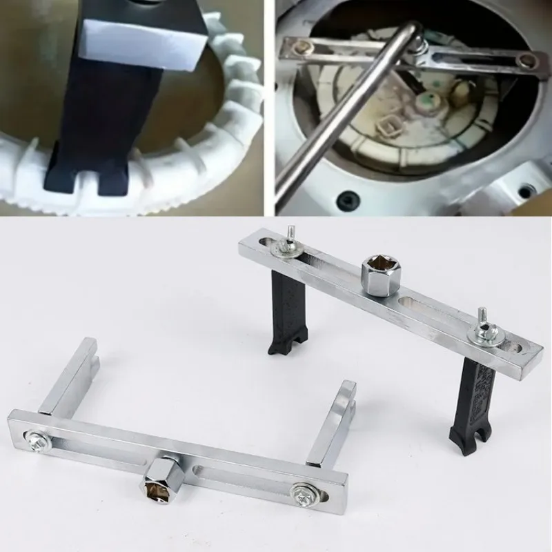 

2 Jaw Fuel Tank Wrench Tool For Car Oil Tank Cover Lever&Motorcycle Oil Tank Cover Remova Fuel Pump Lid Change Adjustable Tool