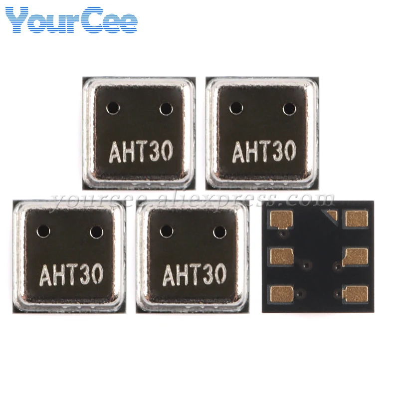 5pcs AHT10 AHT20 AHT30 Geïntegreerde Temperatuur-vochtigheidssensor Module Hoge Precisie Digitaal Signaal Anti-interferentie voor Arduino