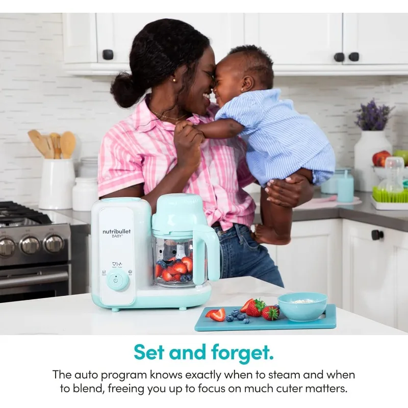 نوتري بوليت بيبي ستيم + مزيج، أبيض/أزرق