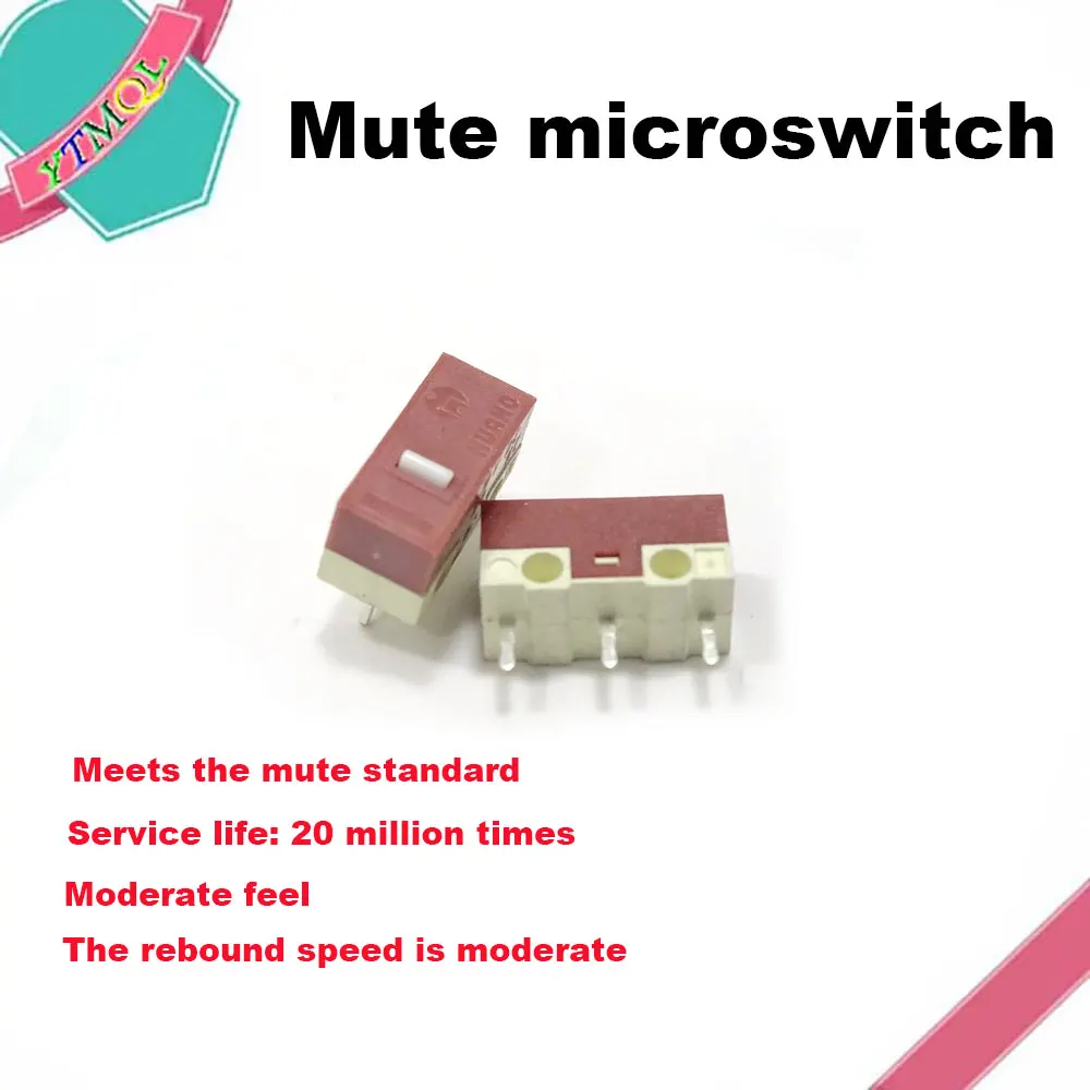 5Pcs Mute microswitch  Mouse Micro Switch Mouse Button Fretting Mouse silent button maintenance accessories