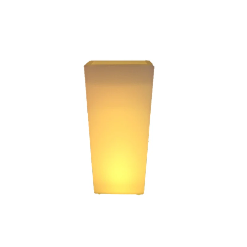 LED luminous flower pot outdoor villa garden decoration remote control color-changing decorative light