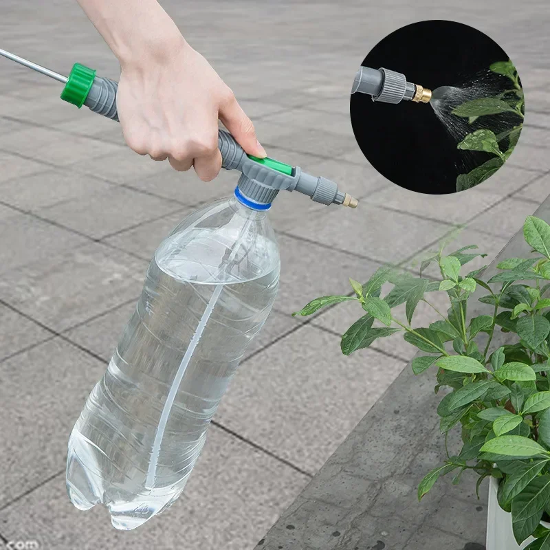 Garden Watering Tools High Pressure Air Pump Hand Sprayer Beverage Bottle Sprayer Nozzle Agricultural Garden Watering System