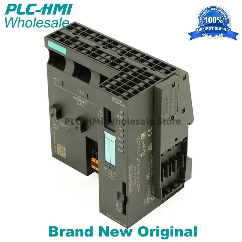 6ES7151-8AB01-0AB0 6ES71518AB010AB0 SIMATIC DP, IM151-8 PN/DP CPU for ET200S, 192 KB work memory Original Brand New
