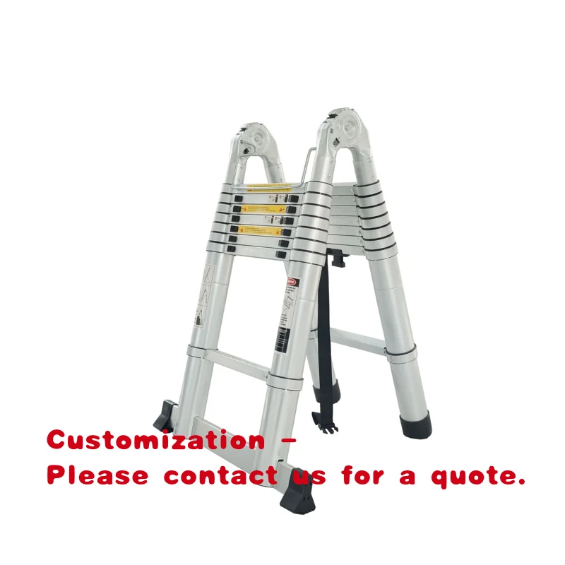 

custom.Modern Design All Aluminum Alloy Telescopic Ladder Portable New Style Extendable Foldable Safety