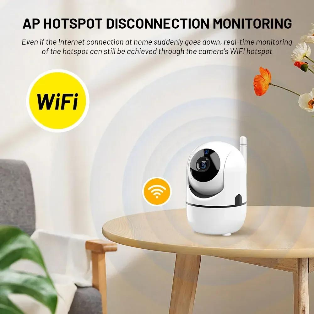 4K Mini Camera Smart Home Auto Tracking 1080P Wifi IP Camera Full Night Vision Network Wireless CCTV Video Baby Security Camera image 6