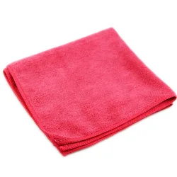 Multi Purpose Microfiber Wiping Scouring Scrubbing Toalha, Carro Detalhando, Limpeza Casa, Cozinha ao ar livre, Cor vermelha, 40x40 cm