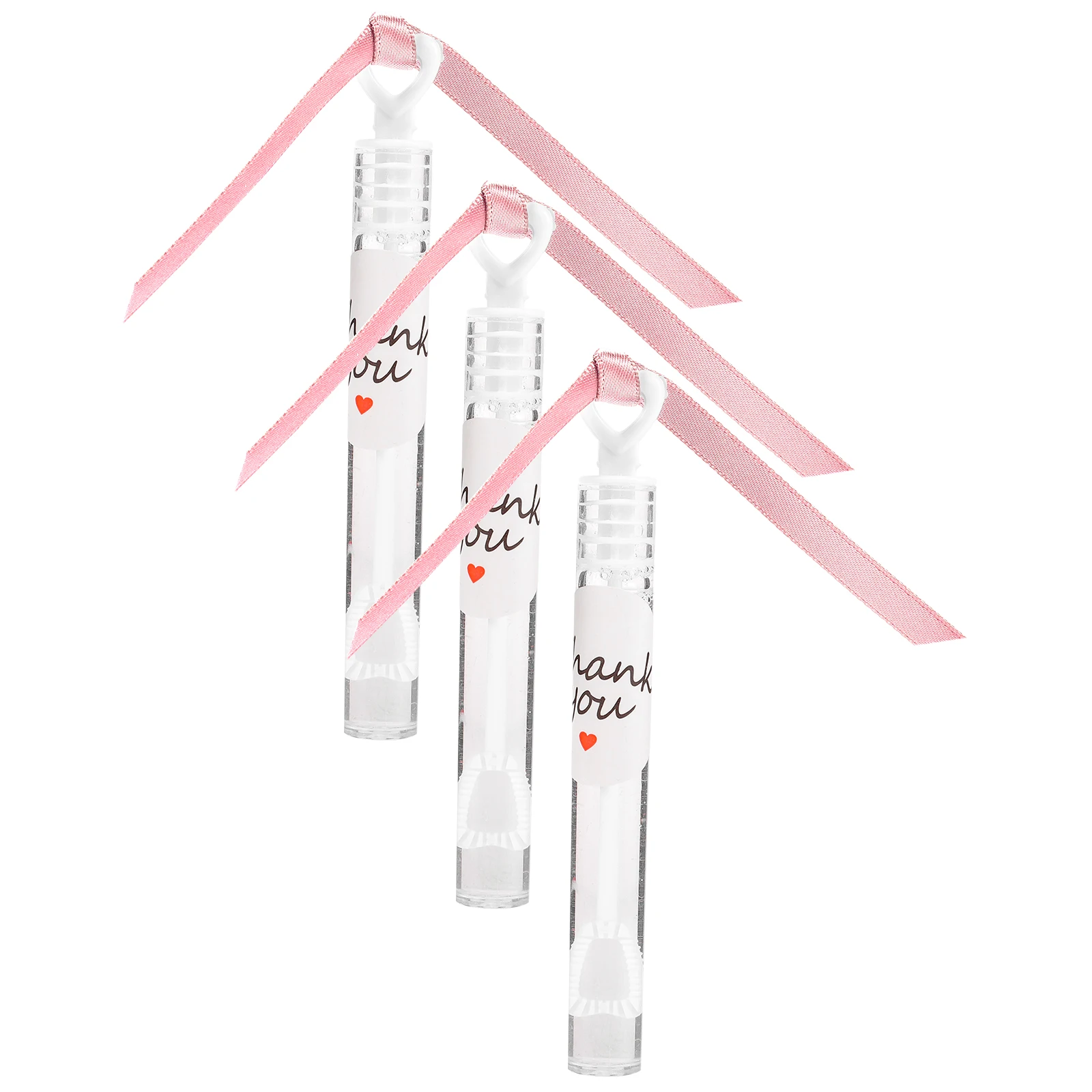 Bouteille à bulles d'amour, baguettes en forme de cœur, jouet d'été pour mariage, Mini saint-valentin, 3 pièces