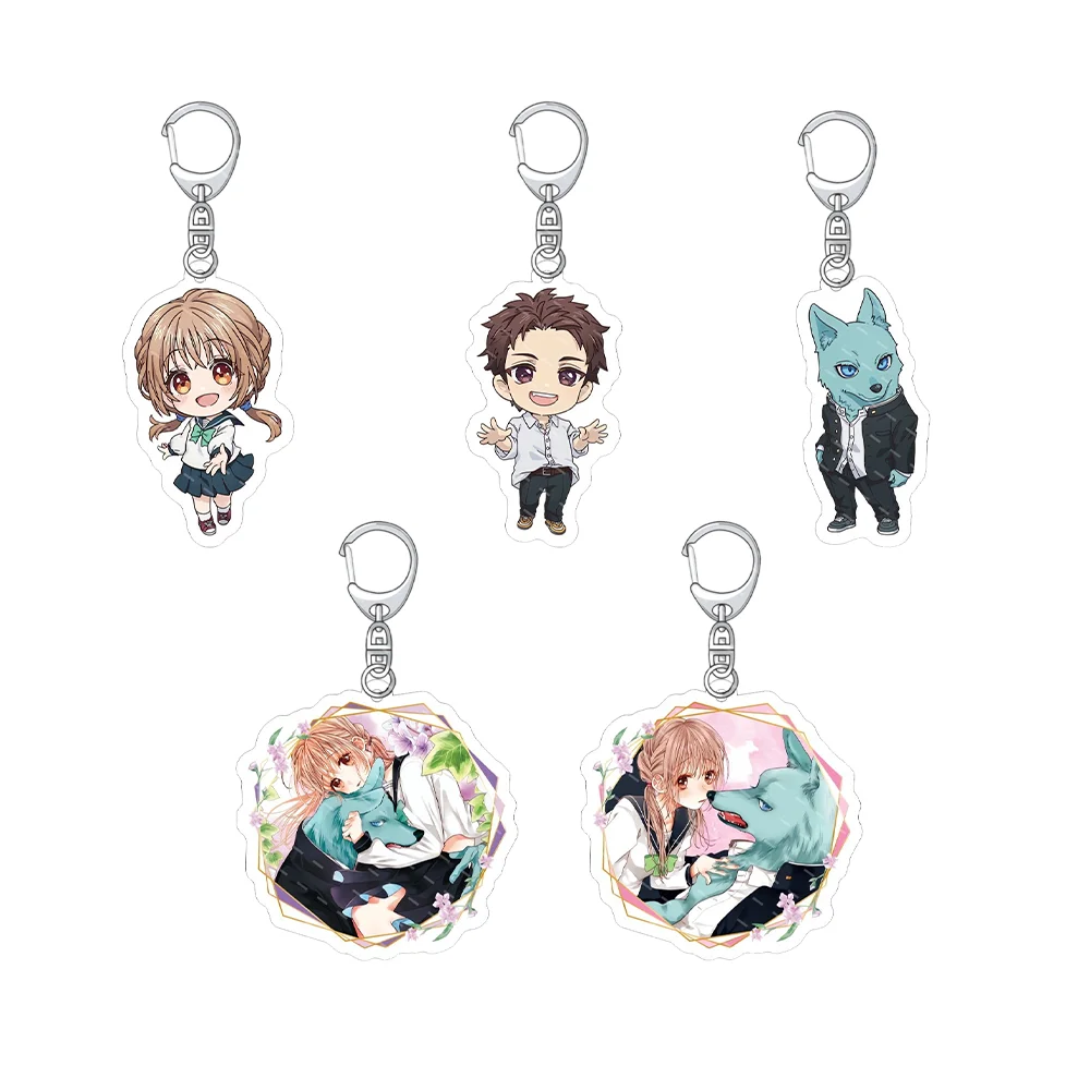 

Anime "With You, Our Love Will Make It Through" 6CM Acrylic keychain Mari Asaka Cute Backpack Accessories Decor Gifts