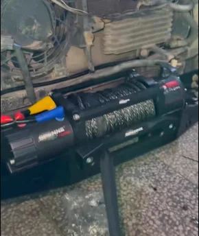 6000LB Electric Winch for Off-Road Self-Recovery, Front/Rear Bumper Mounted Winch System for Razor & UTV Vehicles
