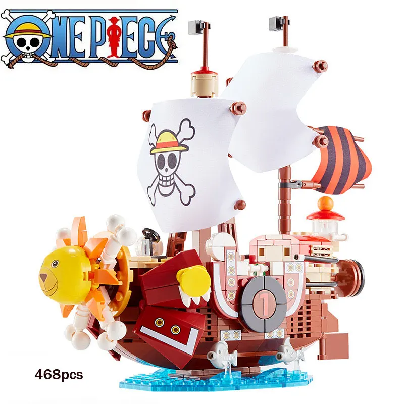 New One Piece Luffy Sorona Misanji Anime Action Model Puppet Assembled Building Block Toy Children\'s Birthday Christmas Gift
