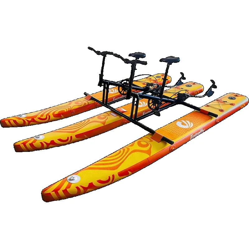 Airo 2026 Favorite New Design 2 Person Drop Stitch Water Bike with Integrated Molding Frame for Adults River Use