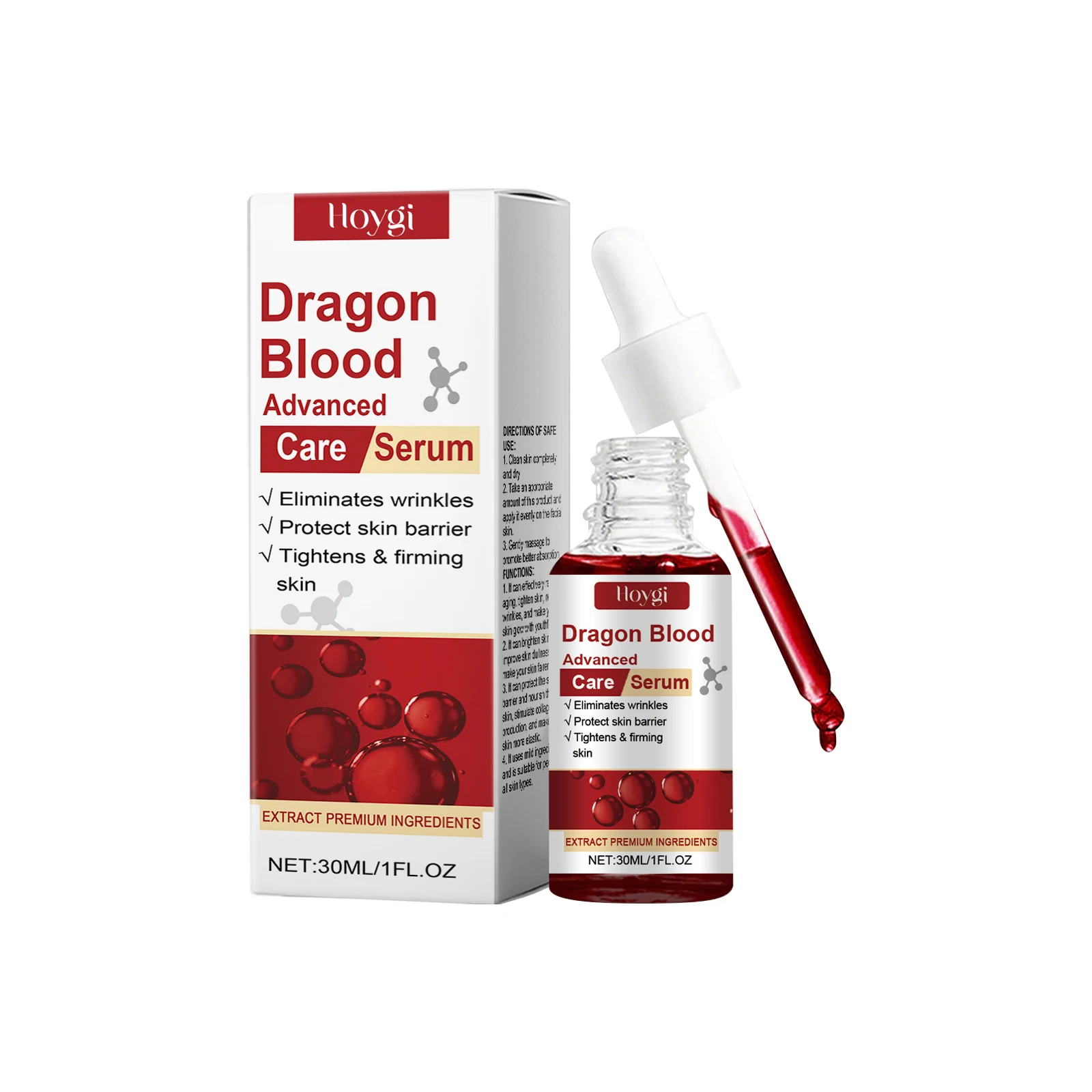 

Dragon Blood Advanced Care Serum – Anti-Aging, Skin Repair & Hydrating Facial Serum for Wrinkles, Dark Spots & Glowing Skin