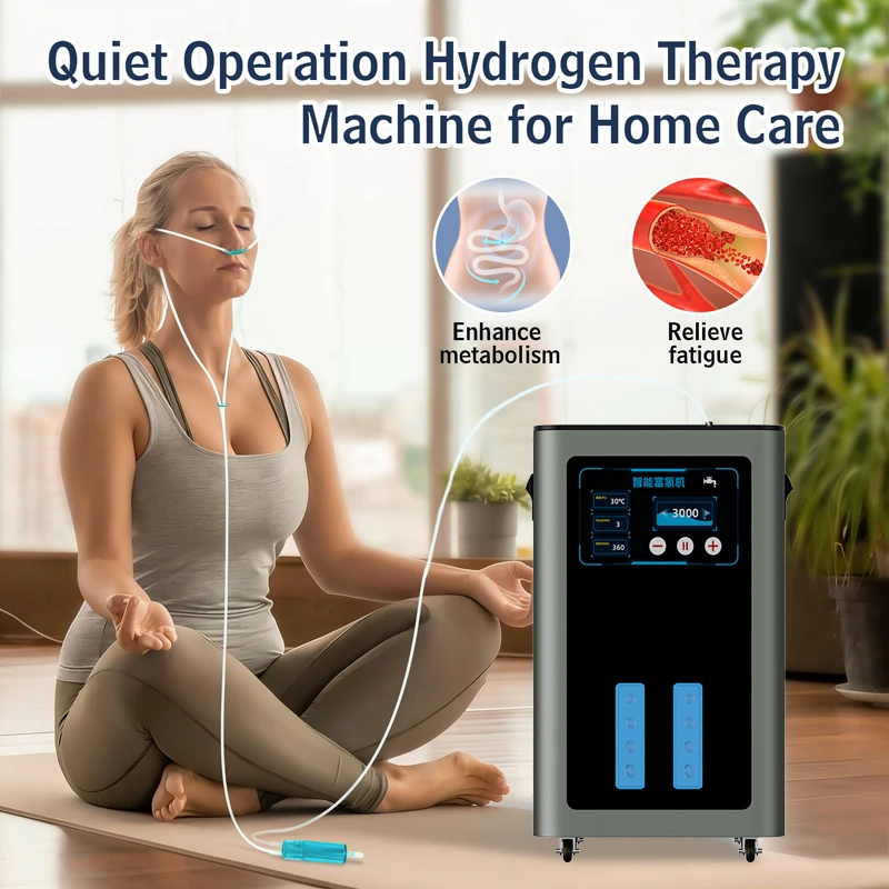 Hydrogen Therapy High Flow 900ML 1800ML 3000ML 4200ML Hydrogen Oxygen Inhalation Machine Brown Gas Generator H2 Inhaler Device