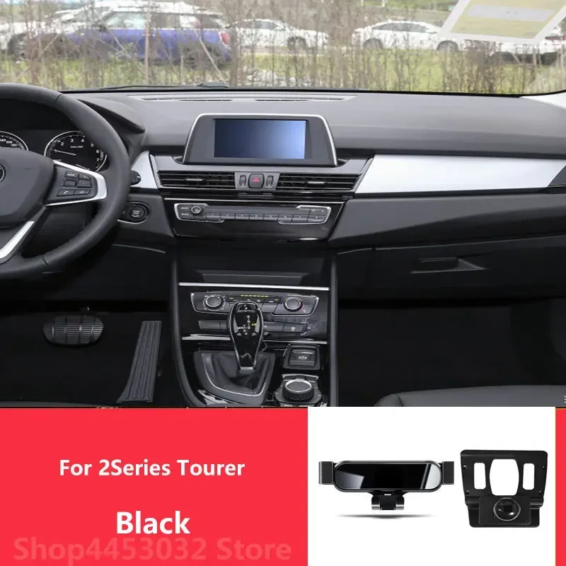 

1 комплект держателя сотового телефона с основанием для BMW F45 2 серии Active Toure 2014-2018, подставка для выпуска воздуха, гравитационный GPS-кронштейн, аксессуары