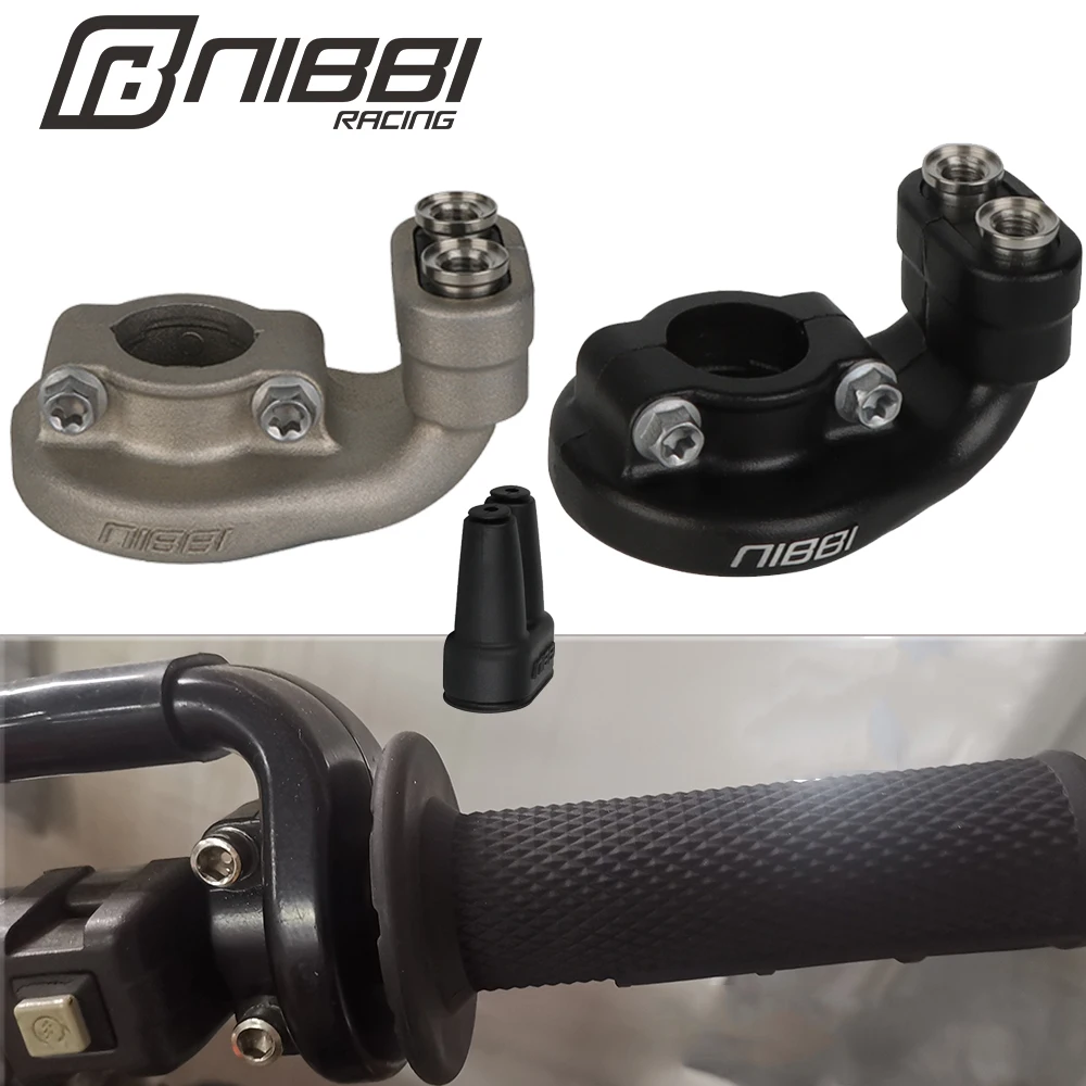 NIBBI Motorcycle Aluminum Throttle Control Base Oiler Accelerate Mount for KTM SXF450 XCF250 EXCF 350 500 Husqvarna FC FE Motor