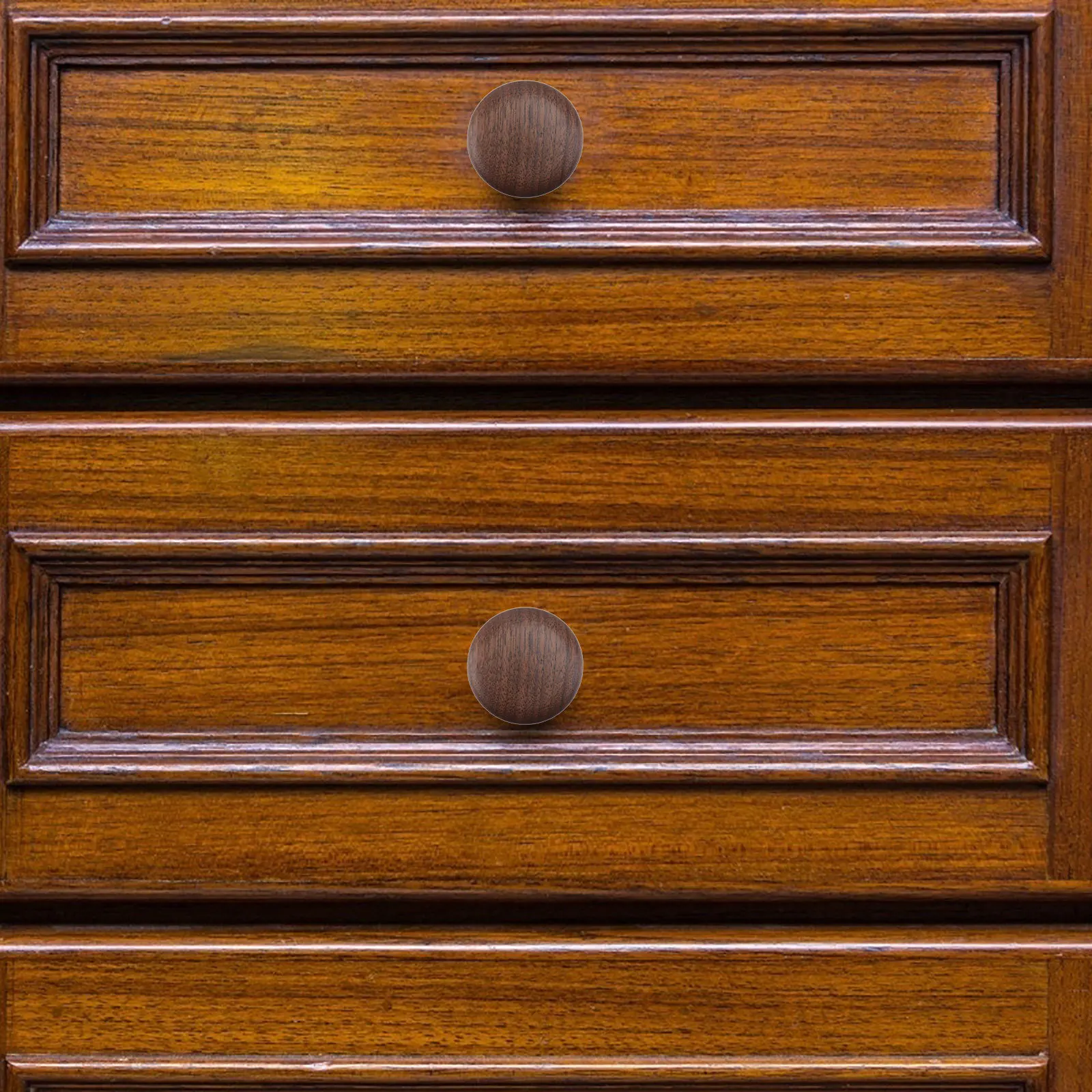 

2 шт., ручка из массива дерева, ручка для ящика шкафа, гладкая полированная, удобная на ощупь, долговечное использование