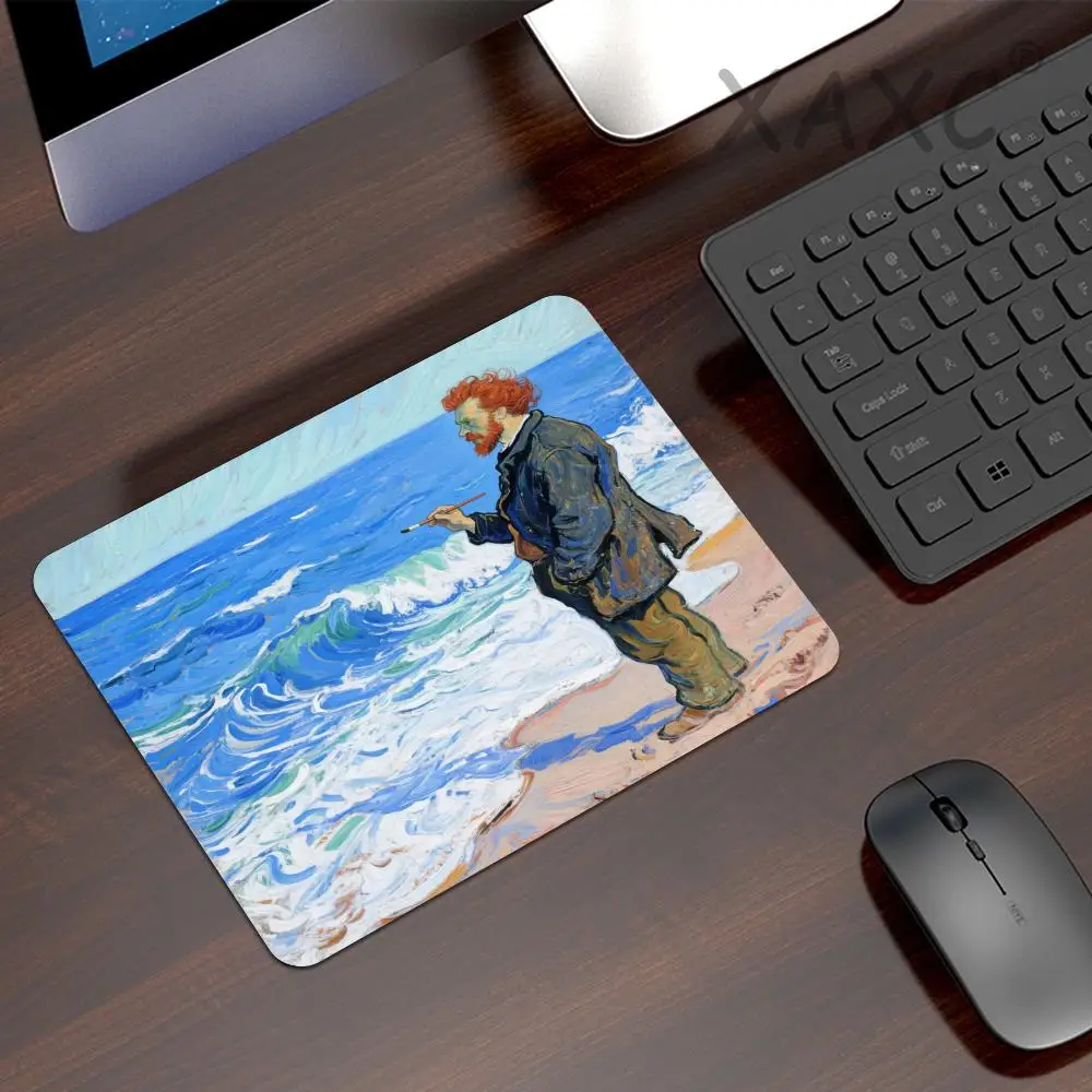 

Van Gogh Mouse Pad Abstract Gaming Laptop Mouse Pad Gamer Carpet Keyboard Pad Desktop Protective Mouse Pad