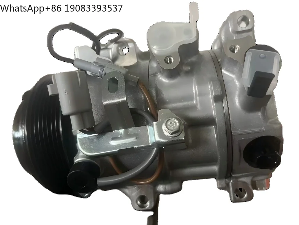 New ZH Brand Replacement Car Air Conditioning Compressor for Crown 3.0 Dual Control Triangular Plug 12V 12-Month Warranty