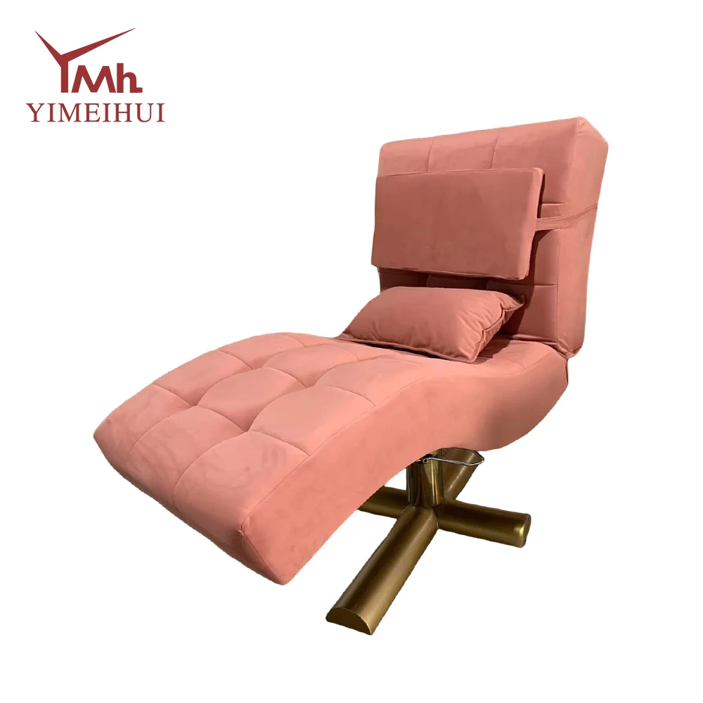 Metal Eyelash Eyebrow Bed With Adjustable Headrest Massage Beauty Lash Bed for Facial Beauty Salon