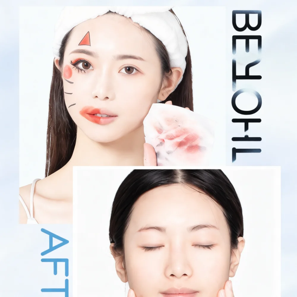 Makeup Remover Water Face Cleansing Liquid Deep Pore Clean Mineral Hot Spring Moisturizing Gentle Pump Design Skin Care Beauty