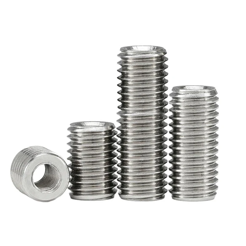 304 Stainless Steel M2 M3 M4 M5 M6 M8 M10 - M16 Inside Outside Thread Adapter Screw Nuts Insert Sleeve Converter Nut Coupler