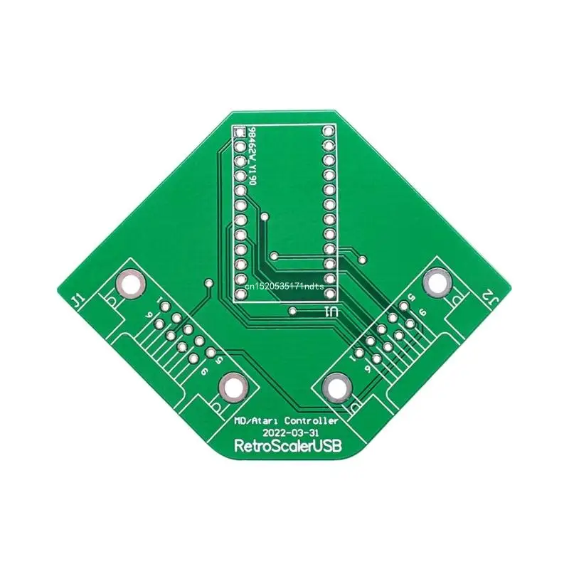 Printed Circuit Board Controller Adaptor Handle USB Adapter for SegaGenesis Dropship