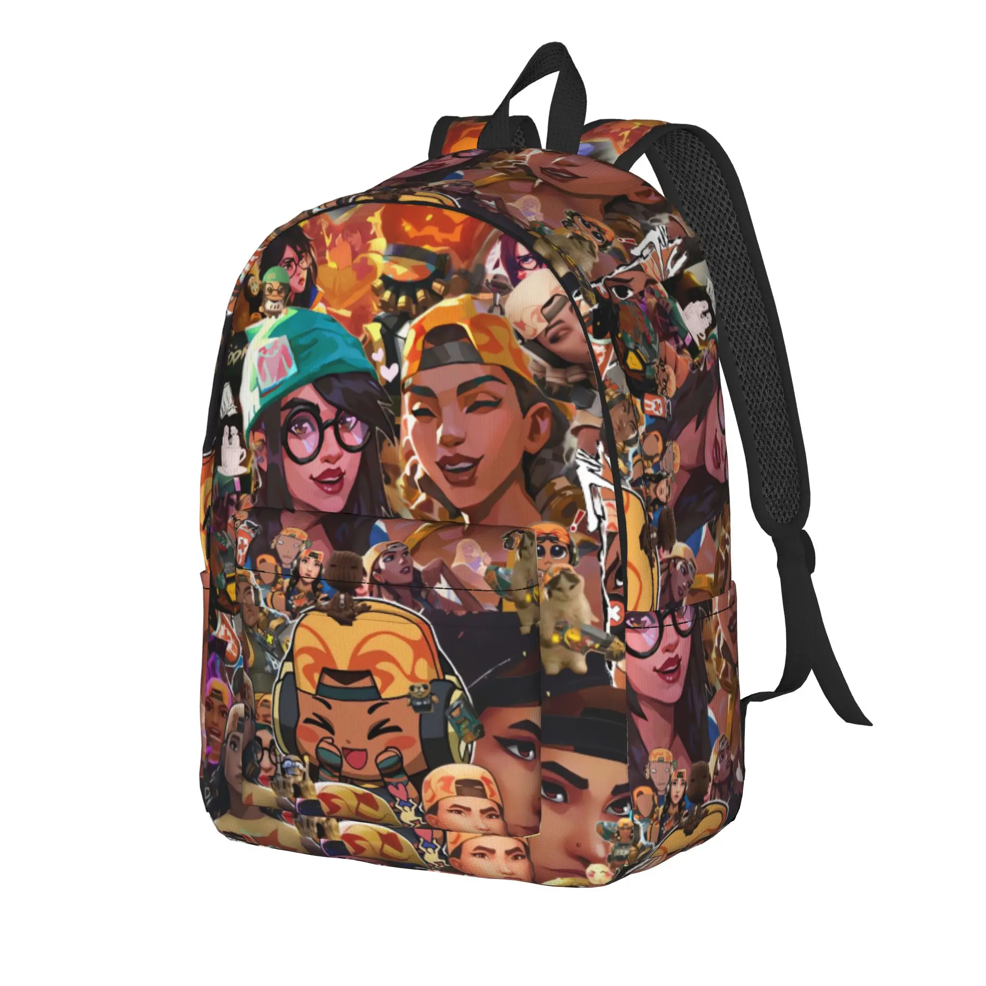Clove And Killjoy Backpack V-Valorant Travel Backpacks Youth Designer Breathable School Bags Stylish Rucksack