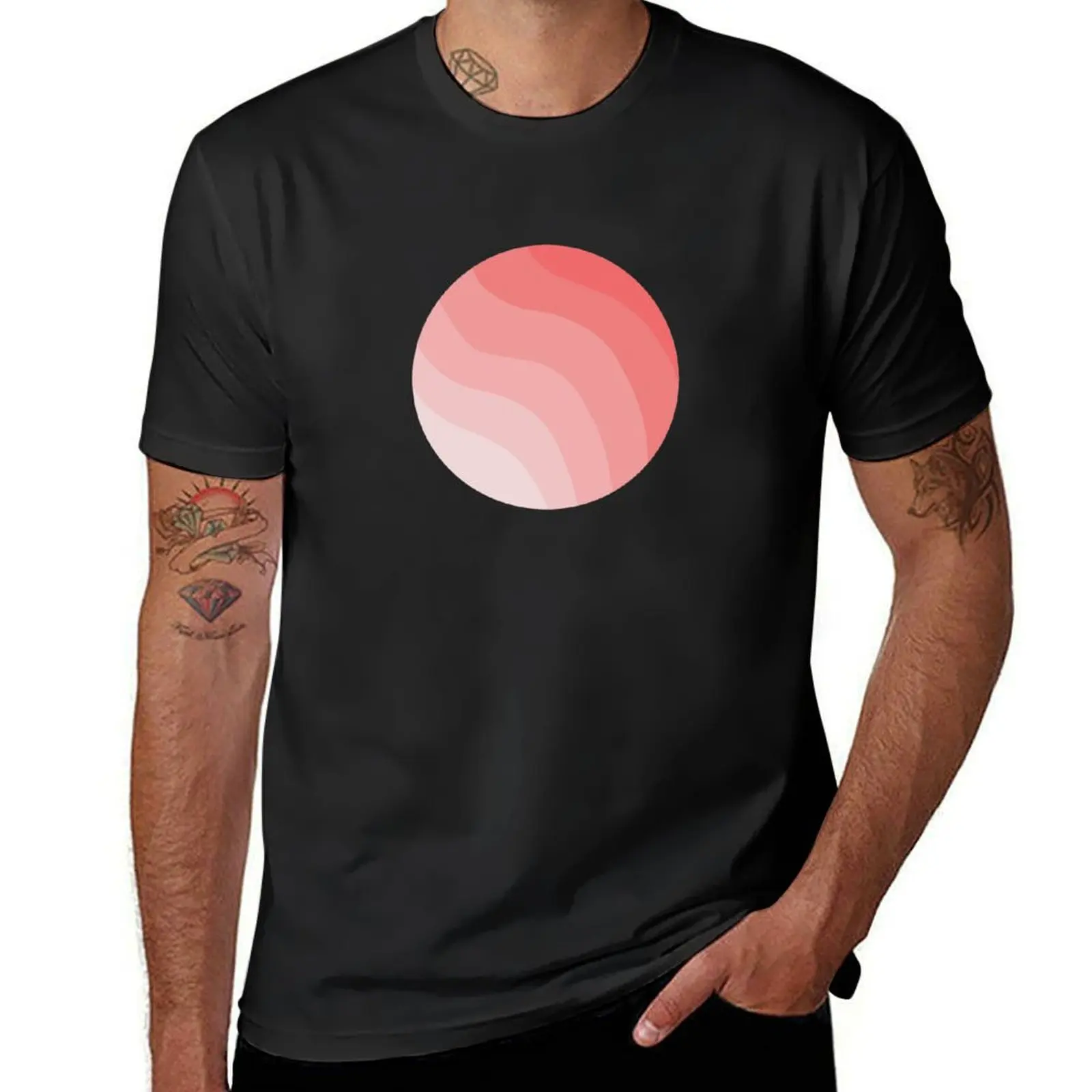 

Pink ocean T-Shirt oversize t-shirts man customs design your own customs t shirts for men graphic