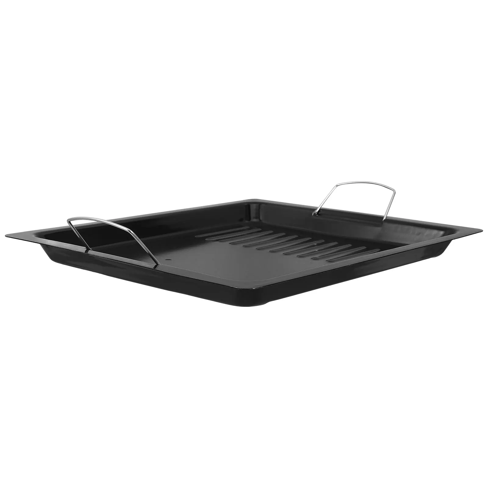 

Rectangle Non stick Baking Pan Skillet Grilling Plate Frying Tray Barbecue Supplies Outdoor Grilling Even Heat Easy Cleaning